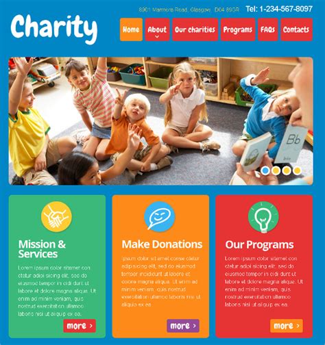 non profit website templates|Nonprofit Website Templates & Examples .